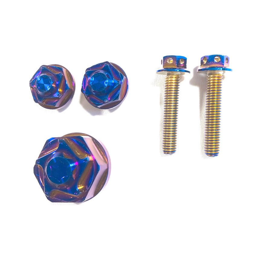 Bộ 5 ỐC Titan gắn Chảng Ba dành cho Raider Fi , Satria Fi