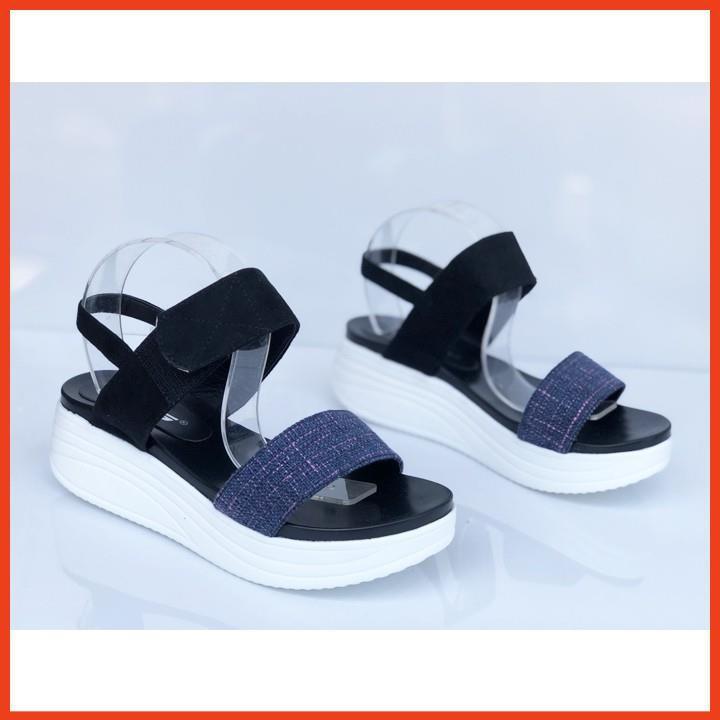 TLG Sandal Đế Bánh Mì Thời Trang Nữ Tính Kiểu Dáng Hàn Quốc Cao Cấp 21303