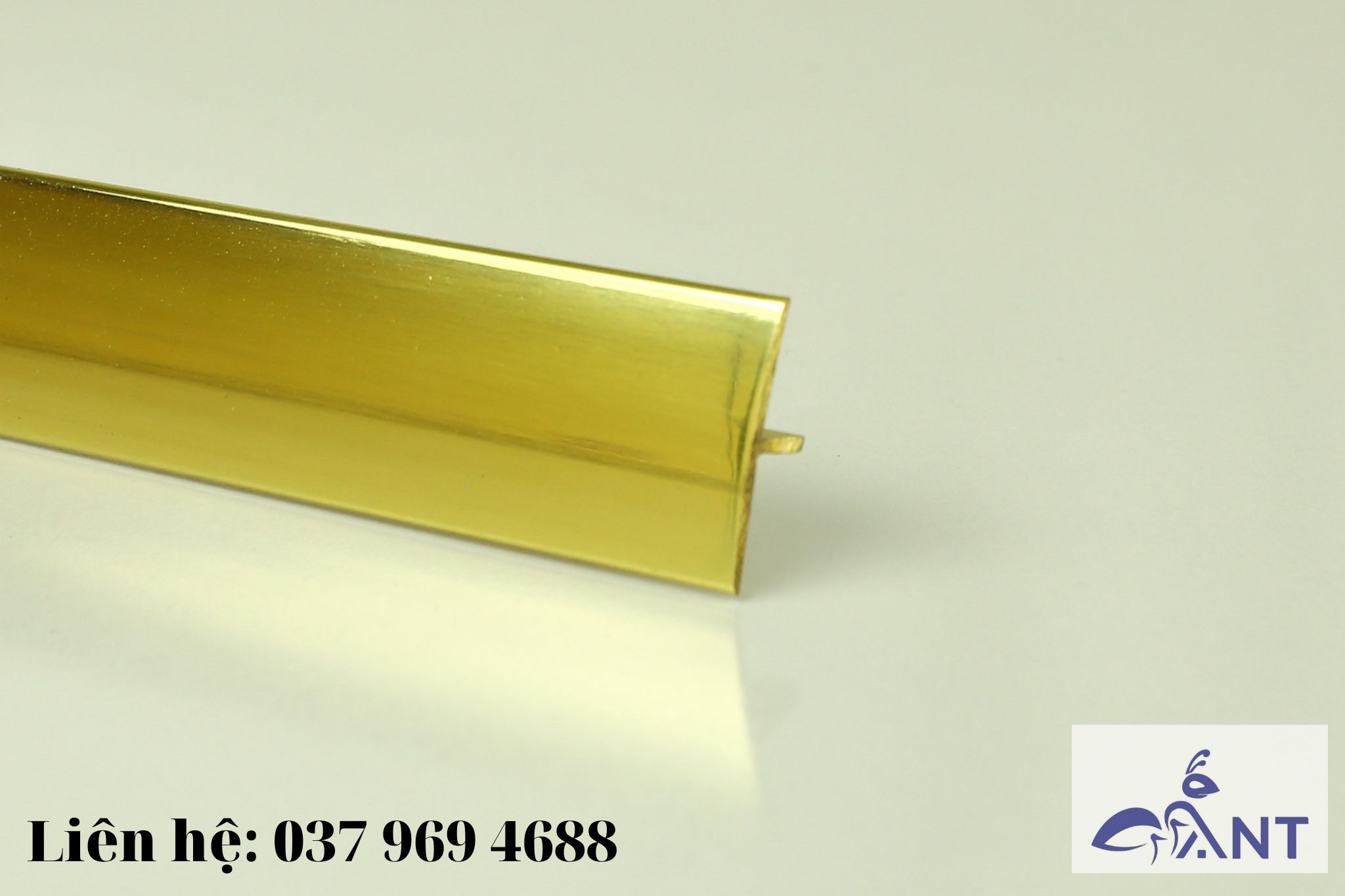 Nẹp đồng t20 trơn cong, nẹp chữ t đồng, thanh dài 4m, hỗ trợ cắt theo kích thước, dùng trang trí nhà cửa