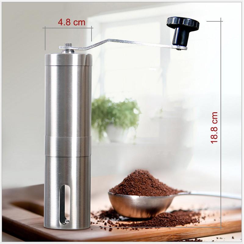 MÁY XAY CÀ PHÊ BẰNG TAY LÀM BẰNG THÉP INOX KHÔNG GỈ