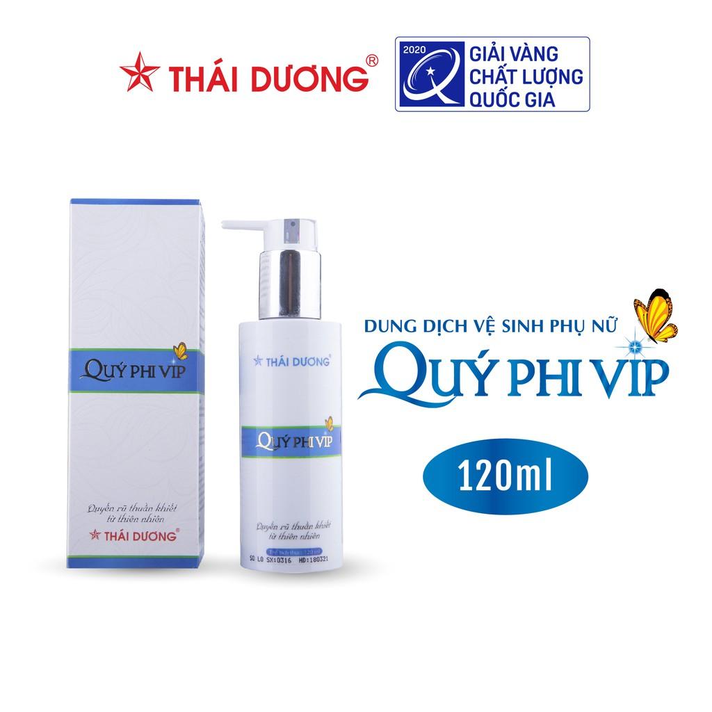 Dung dịch vệ sinh phụ nữ Quý Phi Vip Sao Thái Dương 120ml