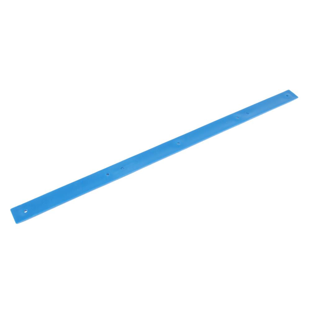 2x1 Pair Longboard Skateboard Rails with Mounting Screws Outdoor Sports Part Blue