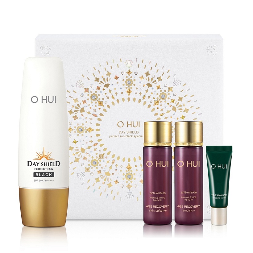 Bộ Chống Nắng 4 Món OHUI Day Shield Perfect Sun Black Special Set 94ml (Age Recovery)_FI50299473