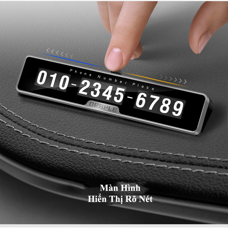 Bảng Gắn Số Điện Thoại Có Tính Từ Gắn Táp Lô Khi Đỗ Xe Hơi