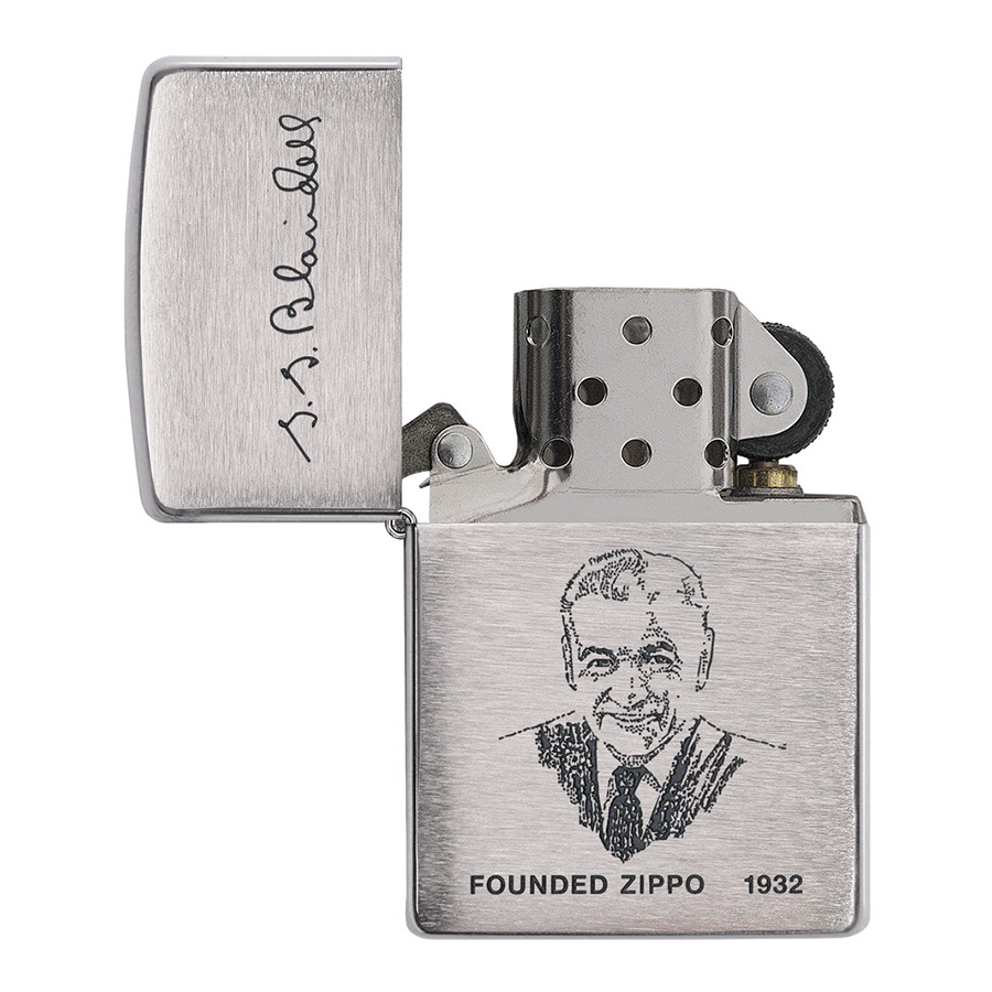 Bật Lửa Zippo 200fl Founders Lighter Brushed Chrome