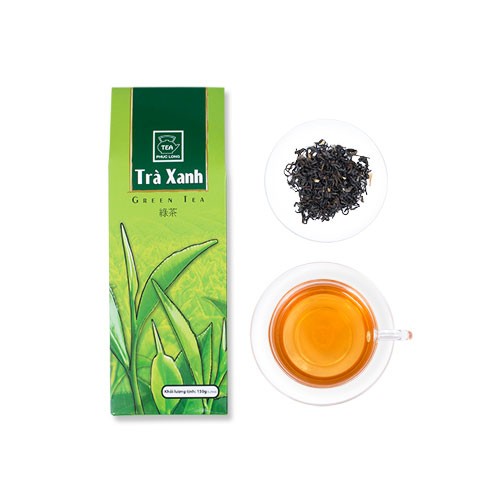 Trà xanh Phúc Long hộp giấy 150g