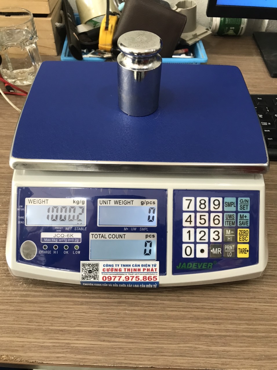 Cân đếm điện tử JADEVER JCQ 30kg/1g