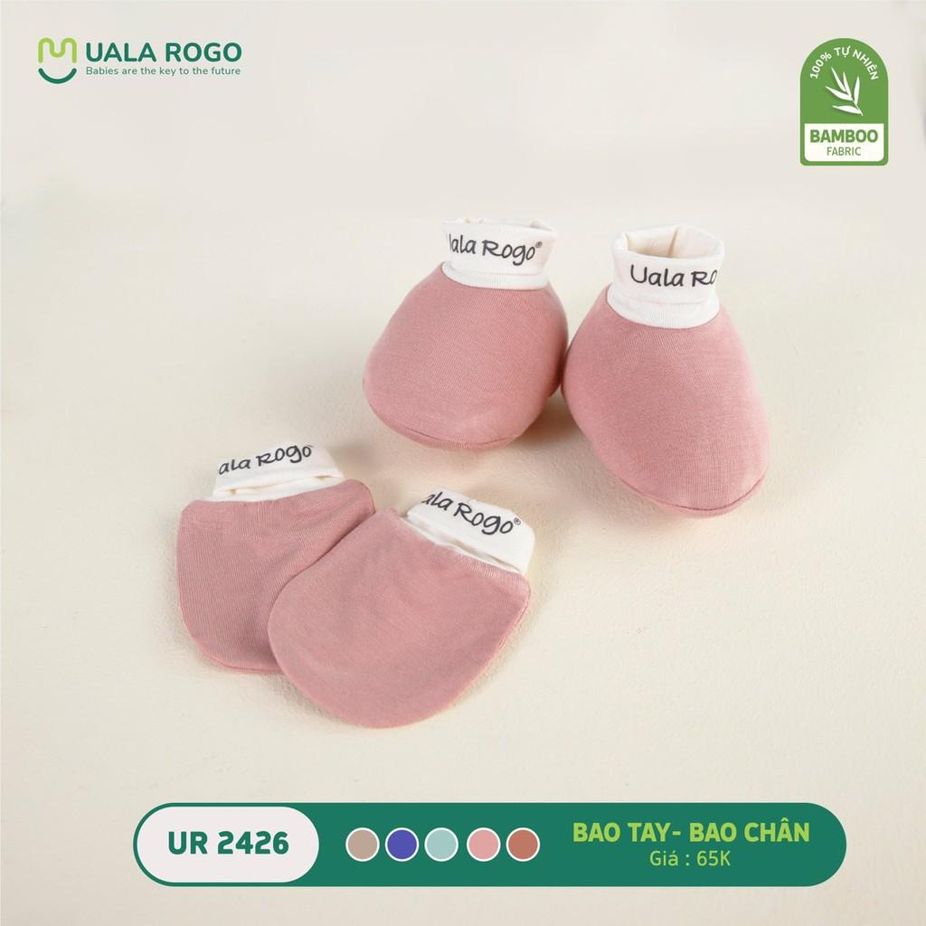 SET BAO TAY BAO CHÂN BAMBOO 5 MÀU UALAROGO UR2426