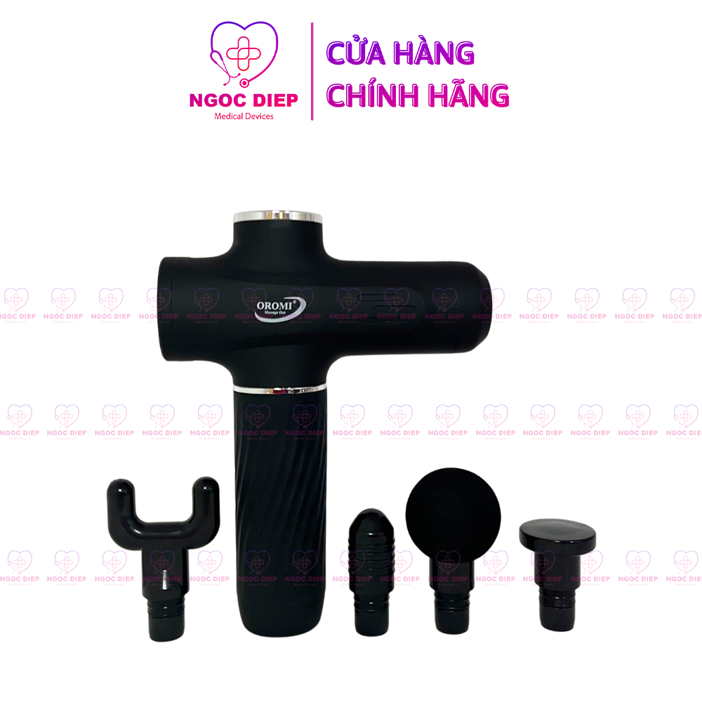 Máy Massage Cầm Tay Toàn Thân 6 Cấp Độ OROMI ORM-677 - Chuyên Sâu Vai Lưng, Giảm Đau Cơ - Chính Hãng