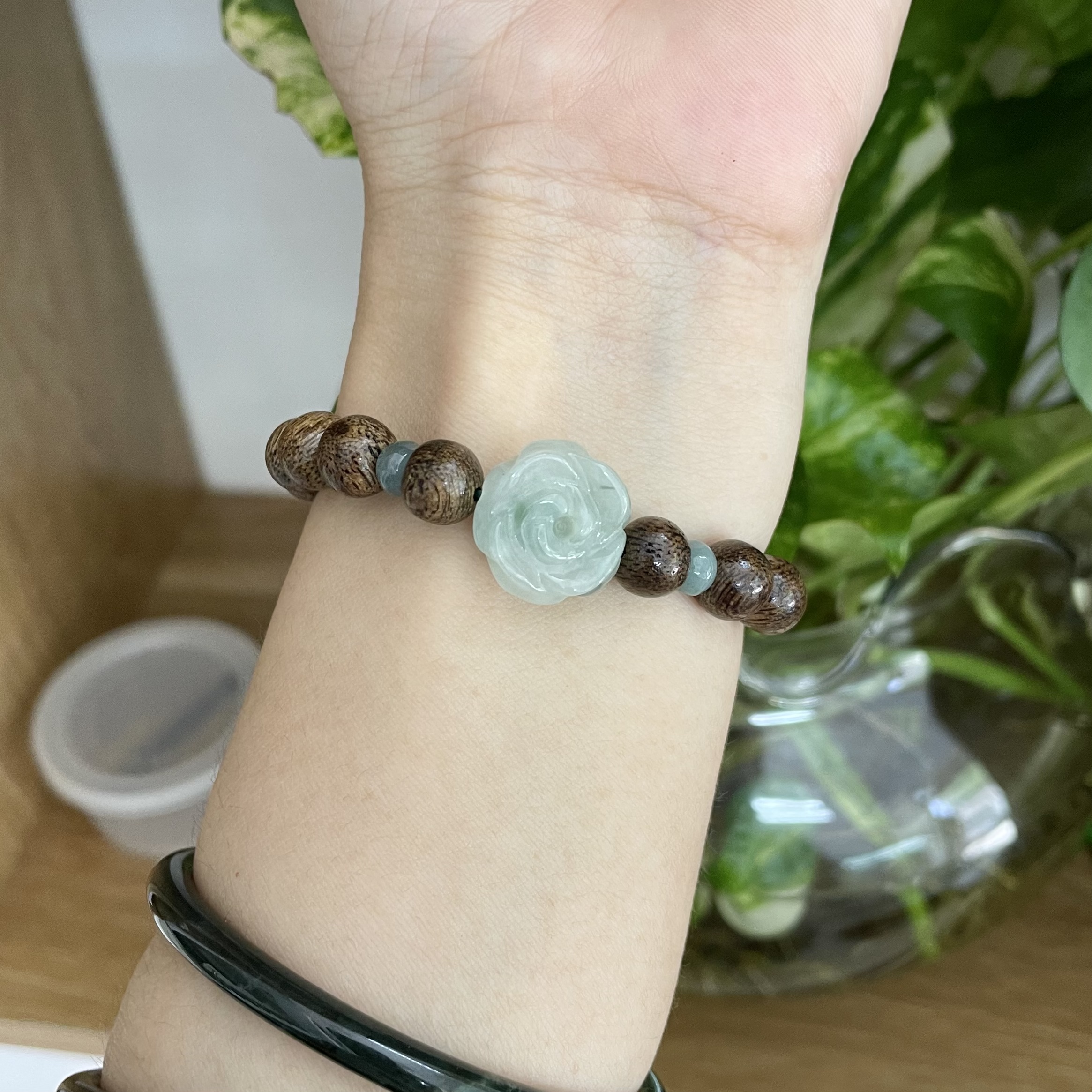 Vòng trầm tốc chìm 8 ly phối