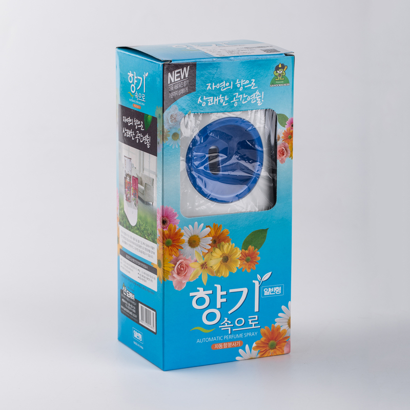 Bộ máy xịt phòng tự động kèm chai xịt phòng cao cấp Sandokkaebi Hàn Quốc 300ml