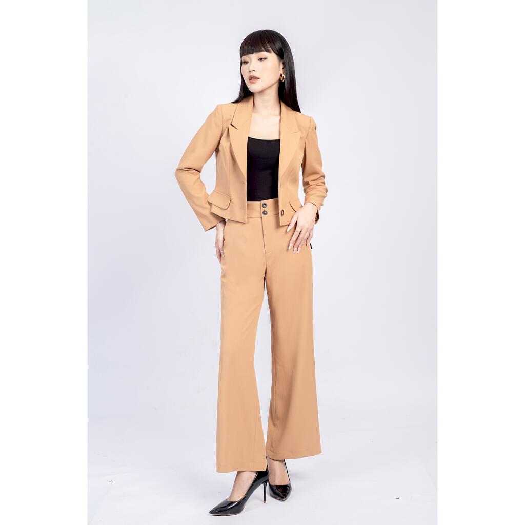 Áo vest kiểu dáng croptop, tay dài MMOutfit M-AV070721028