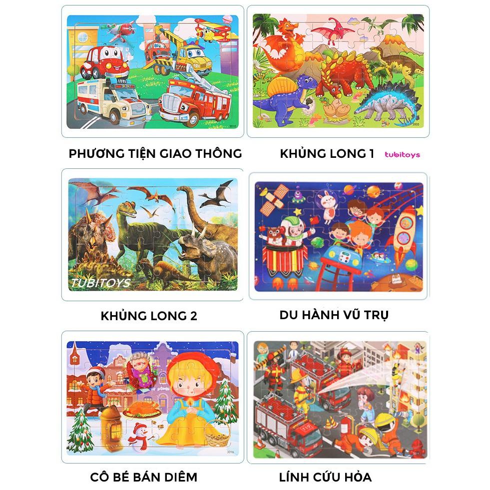 Xếp hình cho bé 30 mảnh ghép gỗ nhiều mẫu đẹp, tranh ghép hình phát triển tư duy ETOYS