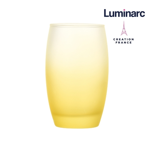 Bộ 2 Ly Thuỷ Tinh Cao Luminarc Salto Frost Yellow 350ml - LUSAQ3174