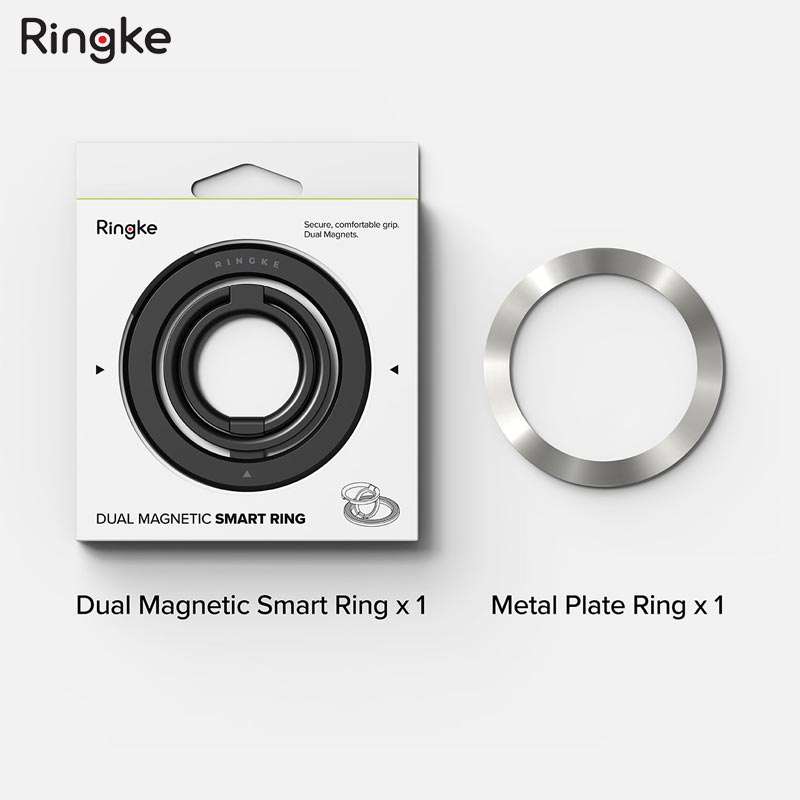 Giá đỡ từ tính RINGKE Dual Magnetic Smart Ring - Hàng Chính Hãng
