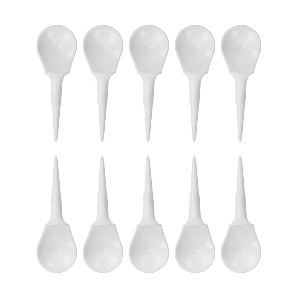 10 Unbreakable 3.27in Golf Tee Ball Nails Position Marker White
