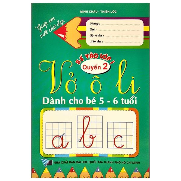 Bé Vào Lớp 1 - Vở Ô Li - Quyển 2