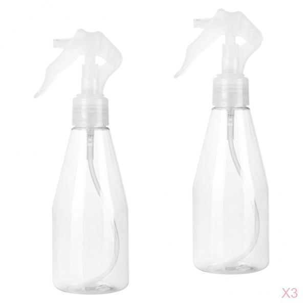 6 Pcs Empty Perfume Spray Bottles Refillable Travel Fine Mist Sprayer 200ml
