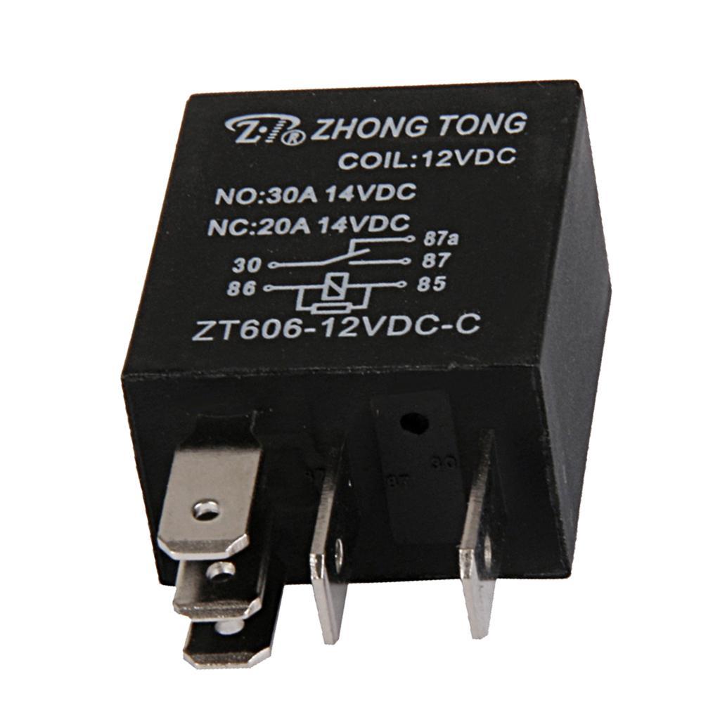 20X Car Truck Auto Automotive DC 12V 30A 30 AMP Relay Relays 4 Pin+5Pin