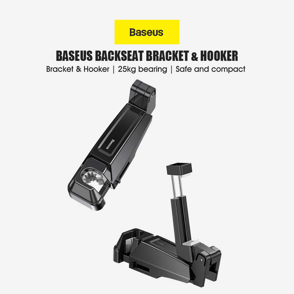 Xiaomi Youpin Baseus Bracket Backseat Hanger 25kg Bearing Foldable Hooker Phone Stand Gift for Car