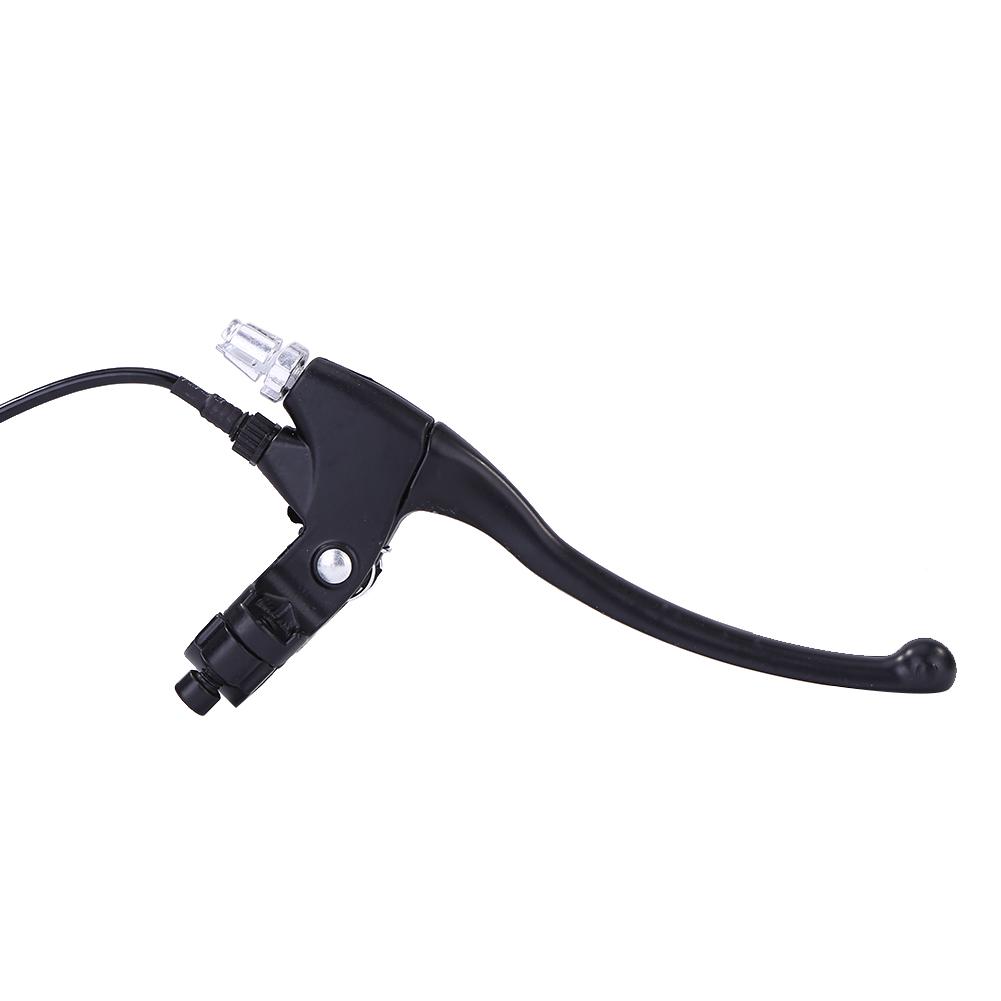 Đen Xe Điện Xe Phanh Tay Cầm Hợp Kim Ly Hợp Trước Sau Tay Cầm Xe Tay Ga Phần Xe Đạp Tiếp Liệu Color: B