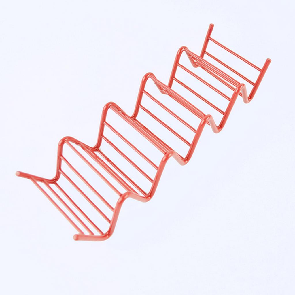 Taco Holder, Taco Stand, Taco Rack, Stainless Steel, Taco Holders Hold 4 or 5 Hard or Soft Shell Tacos