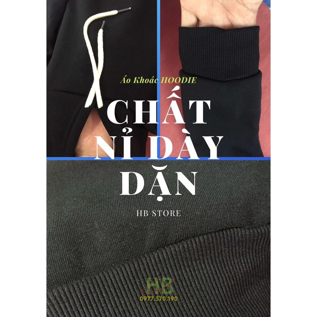 Áo Hoodie Nữ Nỉ Basic Full Size Full Màu Có Mũ Dày Dặn