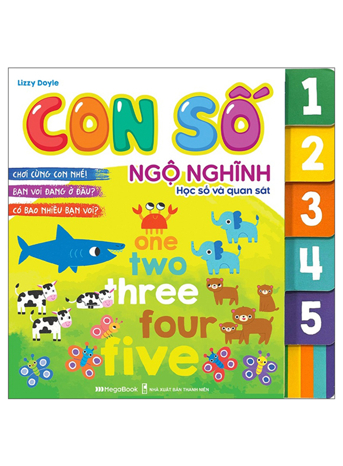 Con Số Ngộ Nghĩnh - Học Số Và Quan Sát_MEGABOOK