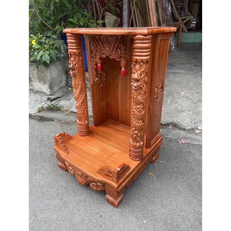 bàn thờ thần tài ông địa 42 x 68cm, bàn thờ ông địa gỗ , bàn thờ gỗ giá rẻ