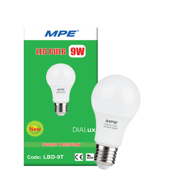 Đèn led bulb LBD-9w MPE