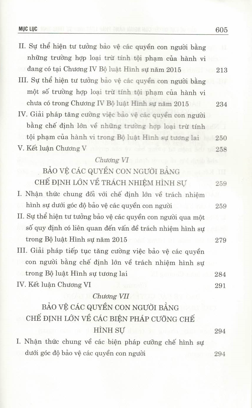 Bảo Vệ Các Quyền Con Người Bằng Pháp Luật Hình Sự Thực Định Việt Nam (Sách chuyên khảo)