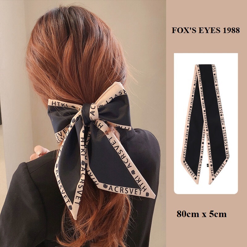 (Size Nhỏ) Khăn Lụa Đa Năng Cổ Điển Buộc Tóc Thắt Nơ Cho Nữ Xu Hướng Thời Trang Hàn Quốc Mới