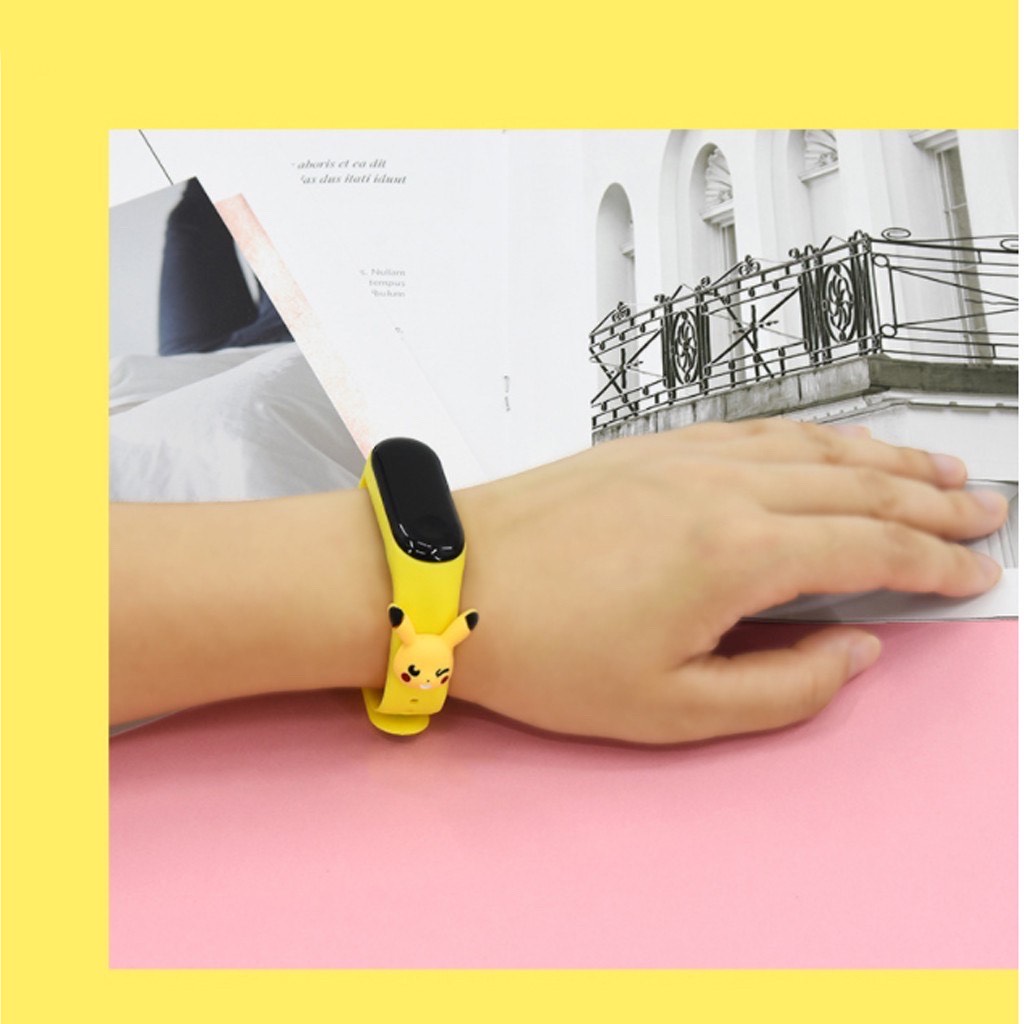 Đồng hồ trẻ em Silicon nhiều màu, đồng hồ điện tử thông minh cho bé E132 - MÀU ĐEN