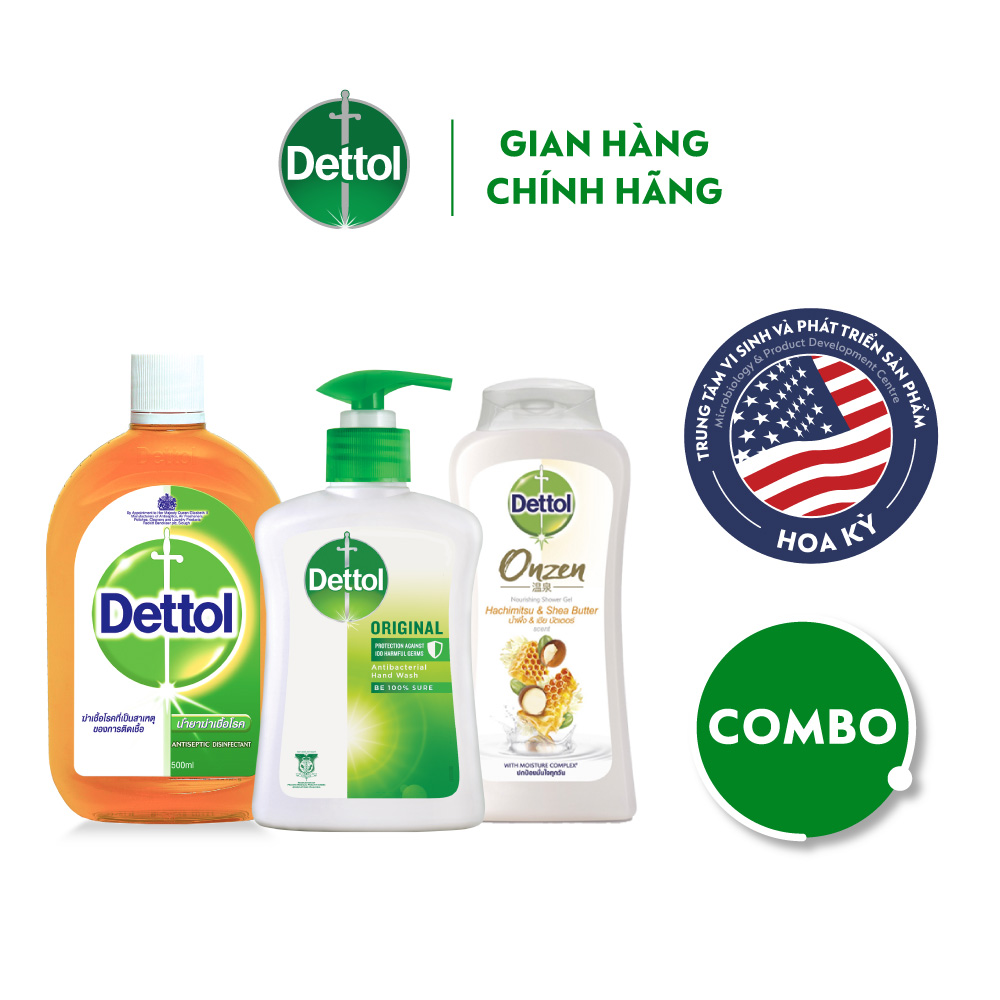 Bộ bảo vệ kháng khuẩn toàn diện Dettol