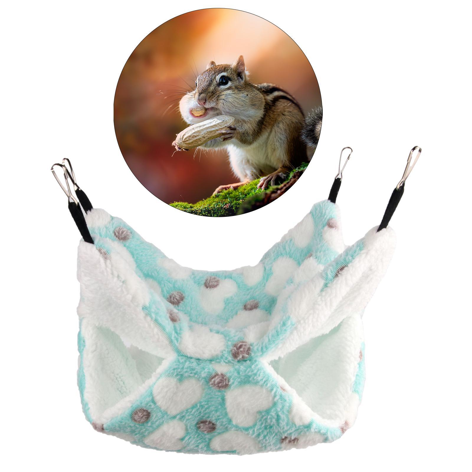 Hamster Hammock Bed Hanging Cage Accessories for Small Animals Ferret Parrot