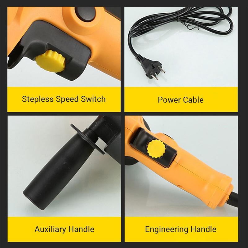 Máy đánh bóng ô tô điện 220V Máy đánh bóng tự động Máy đánh bóng tốc độ có thể điều chỉnh Công cụ đánh bóng chà nhám
