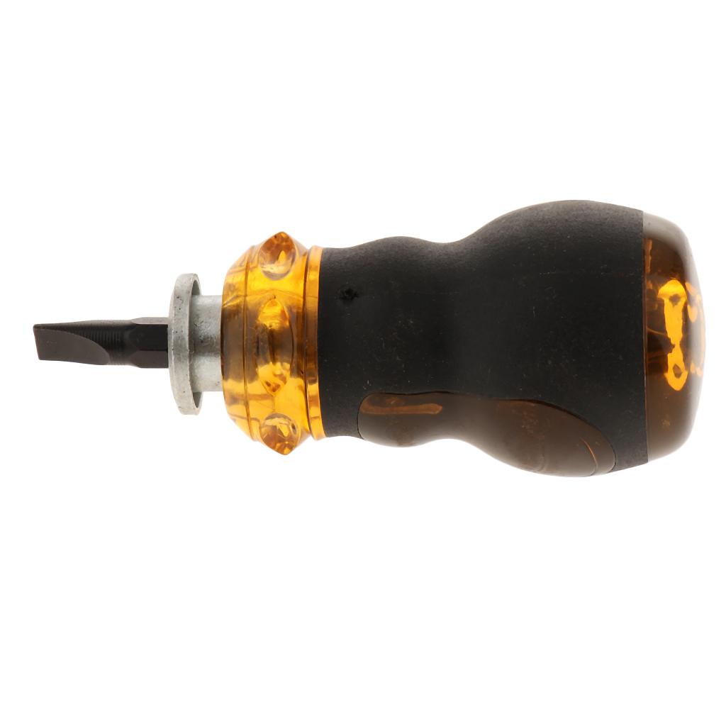 Steel Radish Head Fork Type Stretched Screwdriver Spanner Head Screwdriver Magnetic Tip Easy to Replace the Cutter Head, Durable