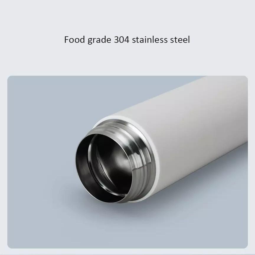 Bình Nước Giữ Nhiệt Xiaomi Bằng Thép Không Gỉ Dung Tích Lớn Nhấn Mở Nắp Bằng Một Tay Kiểu Dáng Đơn Giản