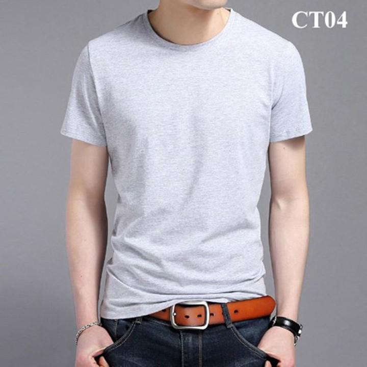 Áo Thun Nam Cổ Tim, cổ tròn Tay ngắn, Trẻ Trung, Mẫu Mới nhất