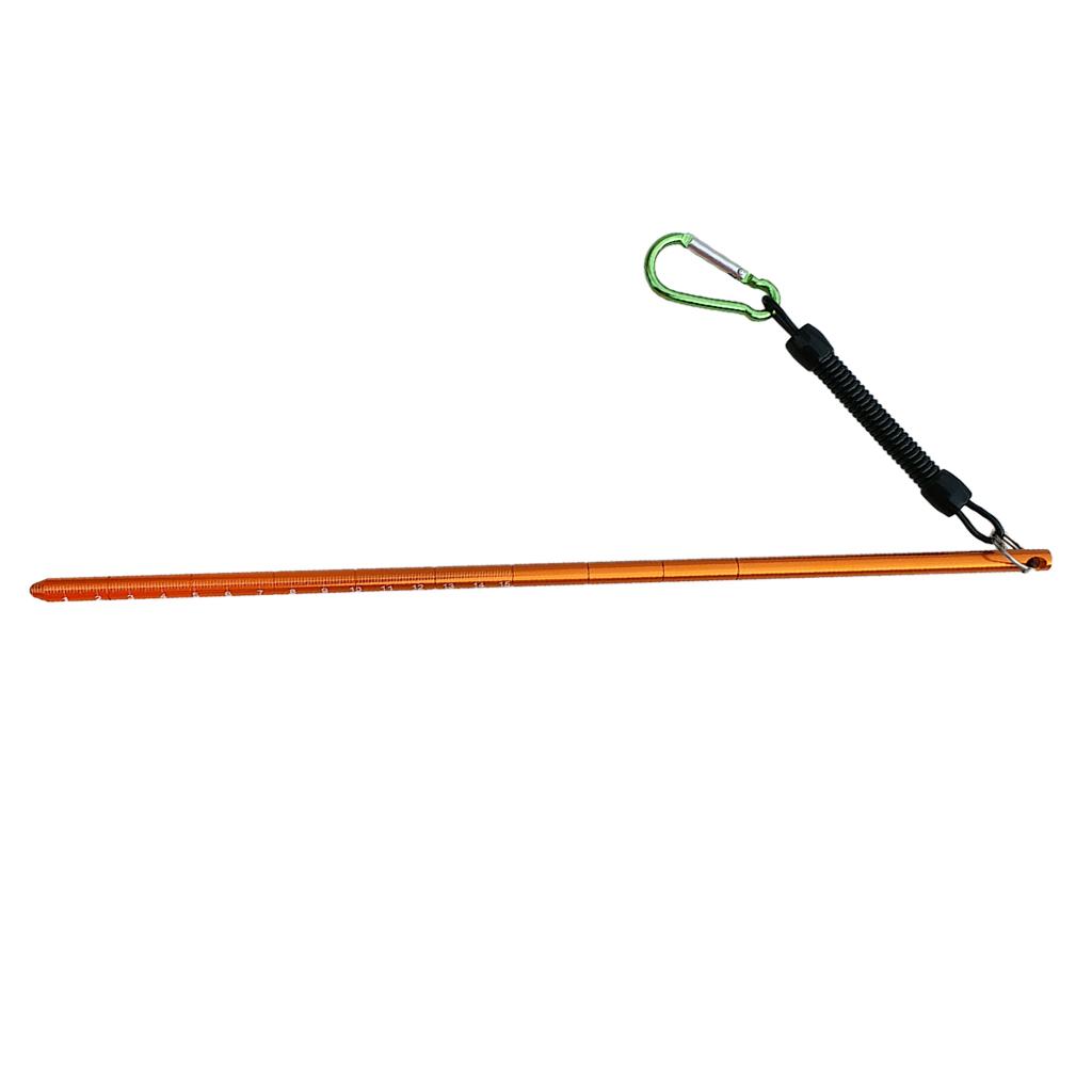 Aluminum Scuba Diving Underwater Pointer Lanyard Strap with Bolt Snap Clip Water Sports Scuba Diving Accessories