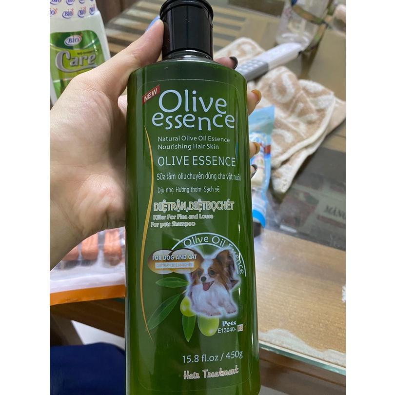 Sữa tắm cho chó mèo Olive Essence 450g