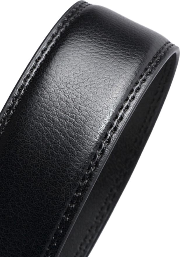 Thắt Lưng Nam Da Cao Cấp May 2 Viền Minh Tâm MT10610 - Đen