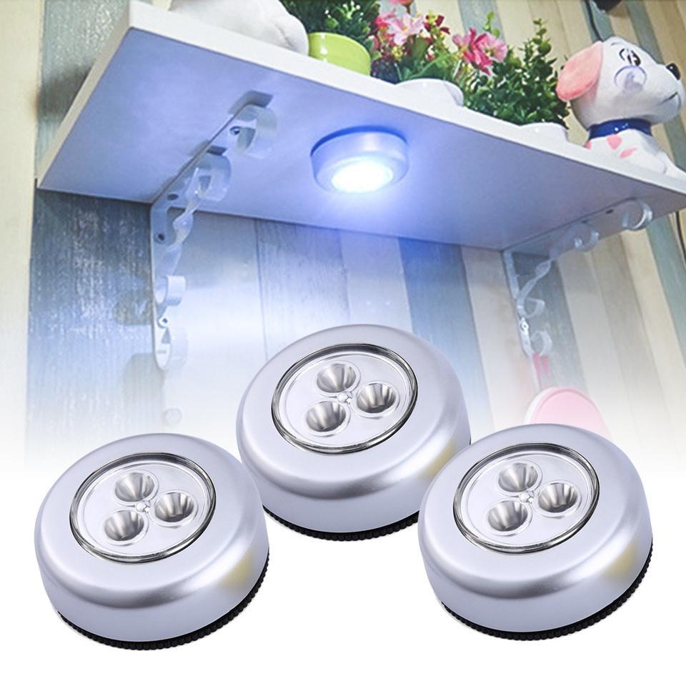 [GRMN119] Đèn LED Dán Tường 3 Bóng Cảm Ứng Chạm - Đèn LED treo tường tiện lợi