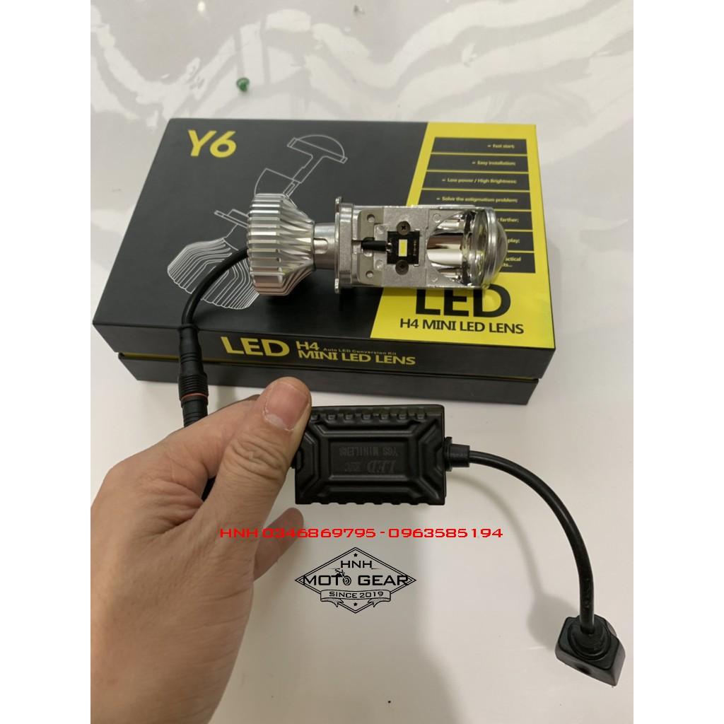 Bóng Đèn Pha Led Mini Y6 - Pha Trắng / Cos Vàng