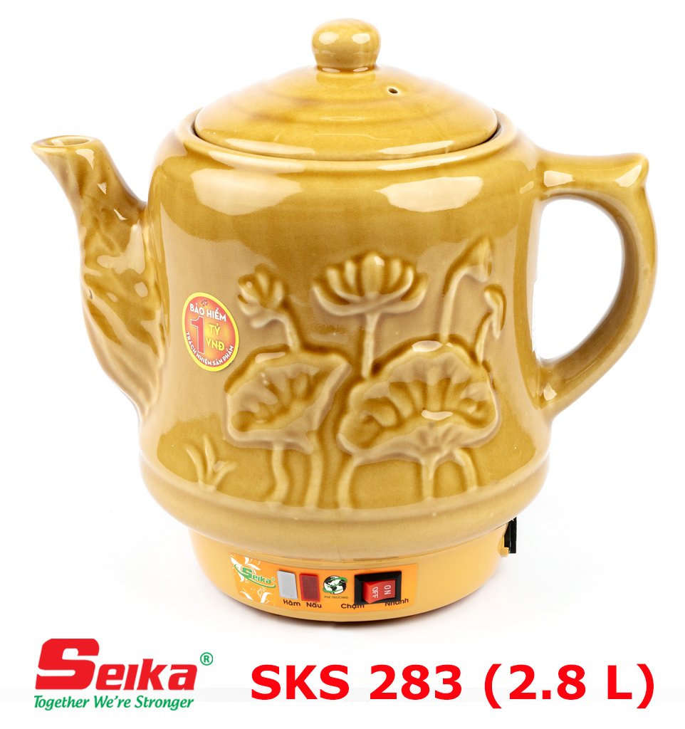 Ấm Sắc Thuốc Seika 2.8L - SKS283 - Hàng chính hãng