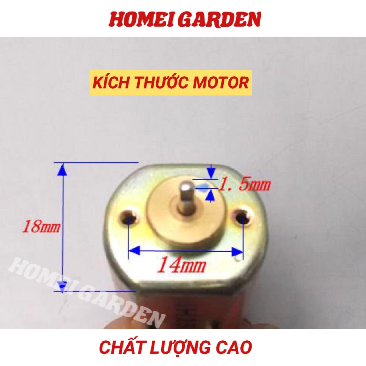 Motor DC 3V 4,5V tốc độ cao 12000 - 20000RPM  chống nhiễu - HM0031