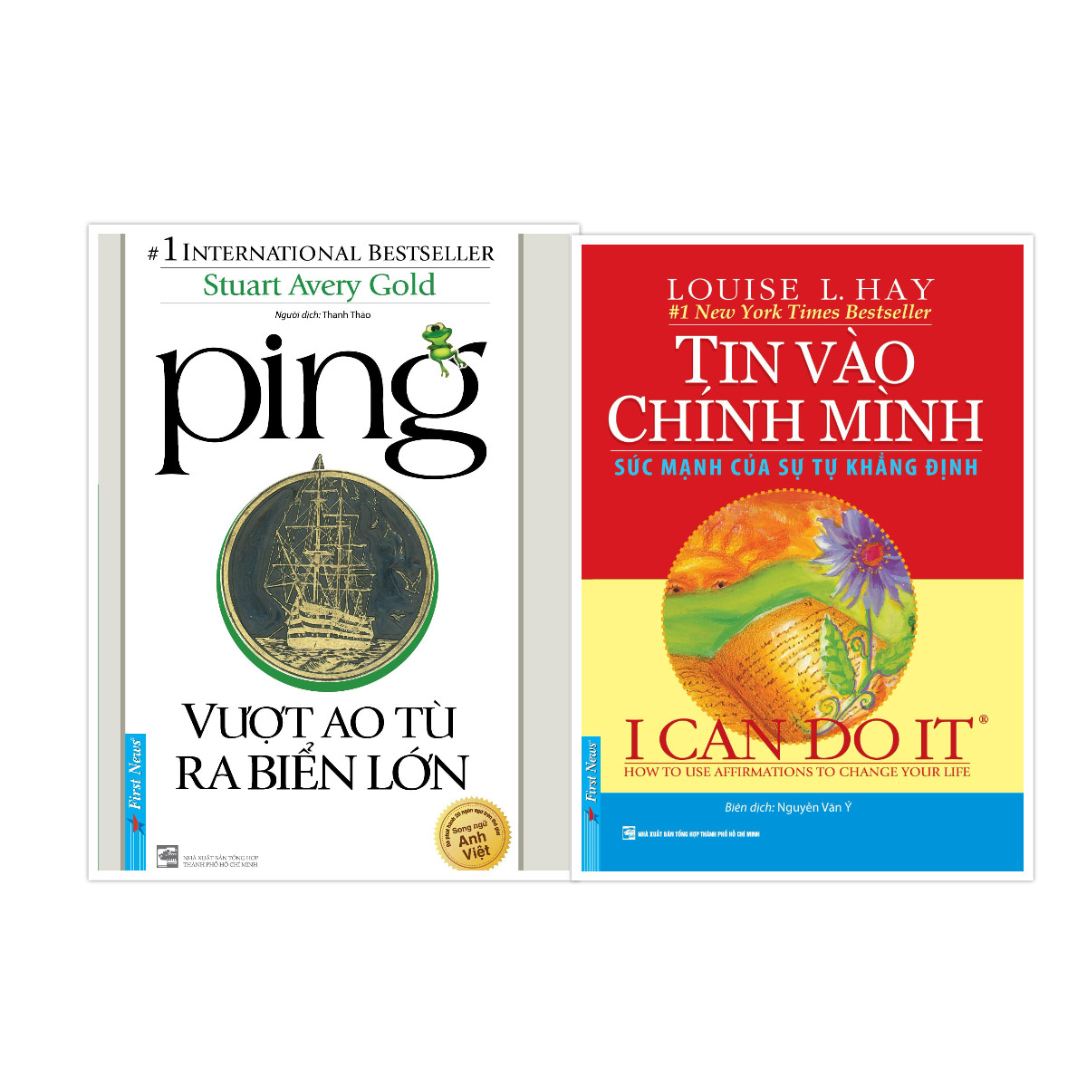 Sách - Combo 2 Cuốn Song Ngữ: Tin Vào Chính Mình + Ping -  Vượt Ao Tù Ra Biển Lớn (Tái Bản 2021)