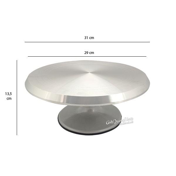 Bàn xoay kim loại cao cấp