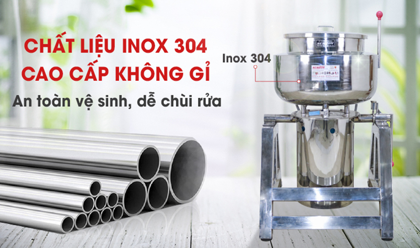 Máy Xay Thịt Làm Giò Chả, Xay Ruốc, Xay Cua, Xay Cá Công Nghiệp NEWSUN 20 Kg/ Mẻ - Hàng Chính Hãng