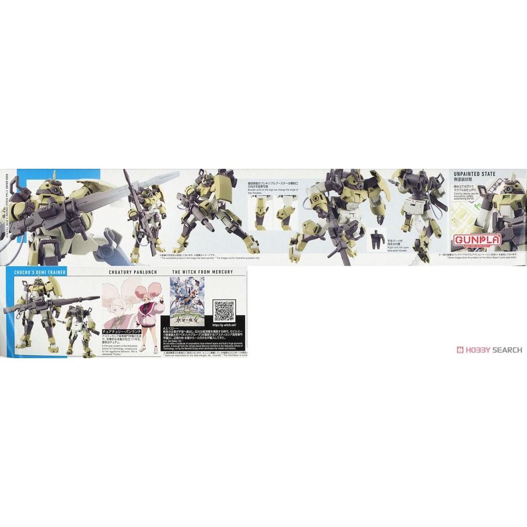 Mô hình CHUCHU’S DEMI TRAINER HG 1/144 lắp ráp Gunpla BANDAI Chính Hãng
